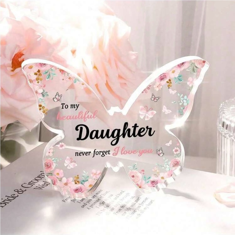 Floral Butterfly Daughter Keepsake